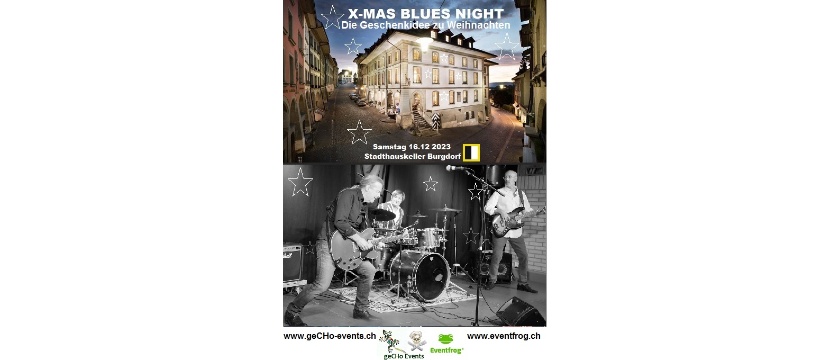 Flyer Blues Night Weihnachten